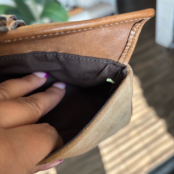 🟫🌟🫶🏽VTG COACH Hamptons Suede Wristlet🫶🏽🌟🟫
